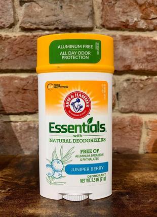 Органический дезодорант (ягоды можжевельника) arm & hammer essentials deodorant fresh juniper berry 71г