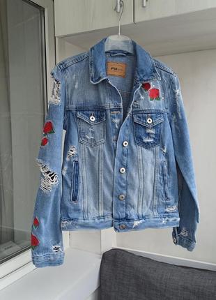 Джинсовая куртка джинсовка2 фото