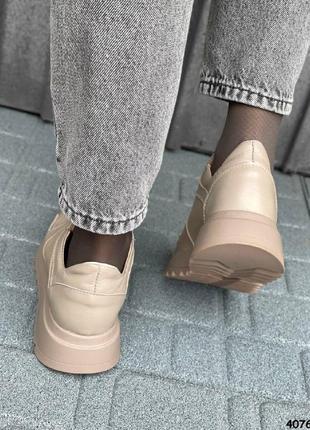 Стильные натуральные кожаные женские кроссовки в наличии и под отшив💙💛🏆9 фото