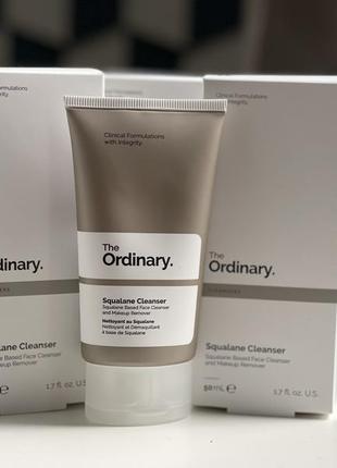 Засіб для очищення обличчя the ordinary squalane cleanser