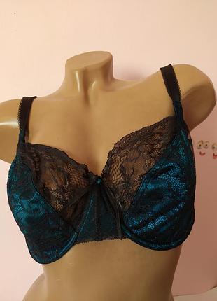 Брендовый бюстгалтер с мягкой чашкой на косточках panache, eur 80f