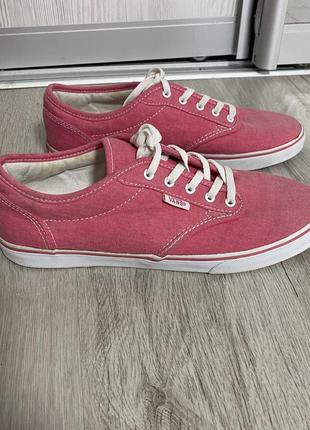 Кеды vans розовые1 фото