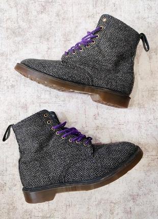 Черевики dr. martens &amp; harris tweed 1460 оригінал