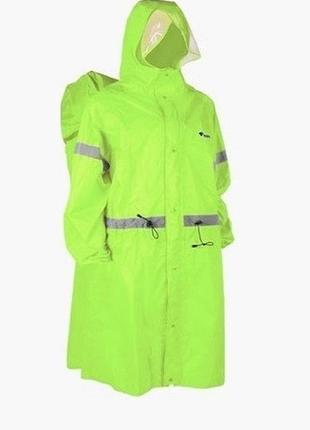 Пончо bluefield, накидка від дощу на рюкзак до 100 літрів. плащ-пончо розмір xl зелений.