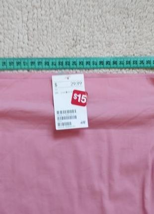 Новая розовая коттоновая блуза р.383 фото