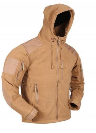 Флісова кофта з капюшоном texar husky coyote (03-flhu-co-coyote) розм.l,m,s,xl,xxl