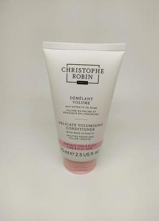 Кондиціонер для волосся з екстрактом троянди christophe robin volumizing conditioner with rose extracts