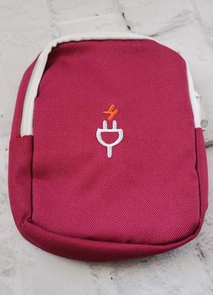 Портативная сумка-органайзер для кабелей, аксессуаров, электроники4 фото