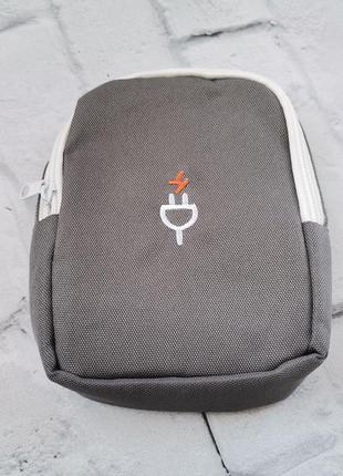 Портативная сумка-органайзер для кабелей, аксессуаров7 фото