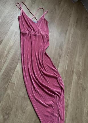 Платье макси плиссированное от asos2 фото