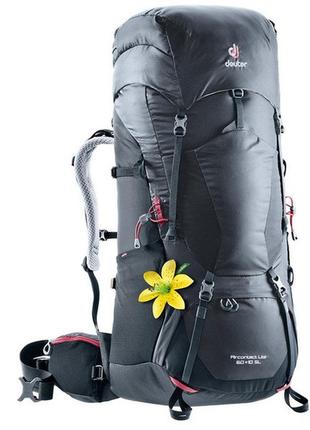 Туристический рюкзак женский deuter aircontact lite 60+10 л 4340218 4701 черный