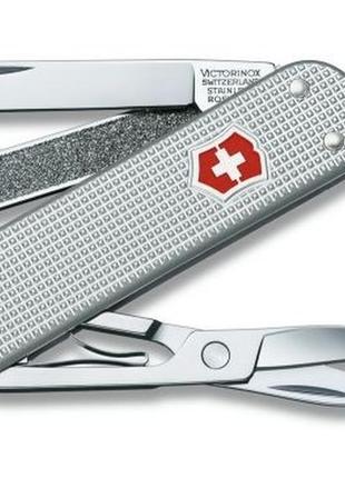 Швейцарский маленький нож victorinox classic alox 06221.26 серебристый