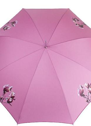 Зонт-трость женский полуавтомат airton z1621-16 розовый2 фото