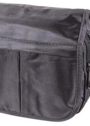 Нейлоновая мужская сумка через плечо 301519 черная1 фото