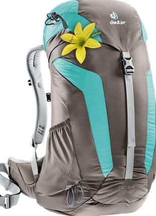 Рюкзак deuter ac lite 22 l sl 3420216 4214 серый с голубым1 фото