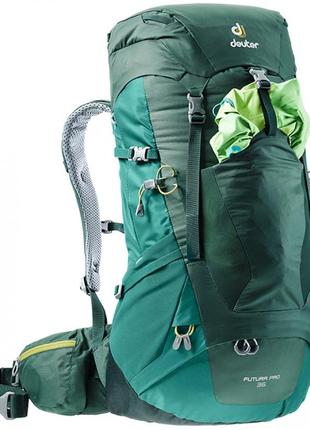 Туристический рюкзак deuter futura pro 36л, синий5 фото