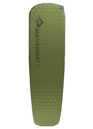 Средник оливковый самонадувной коврик sea to summit camp mat si regular olive sts amsicmr, 183х51 см.