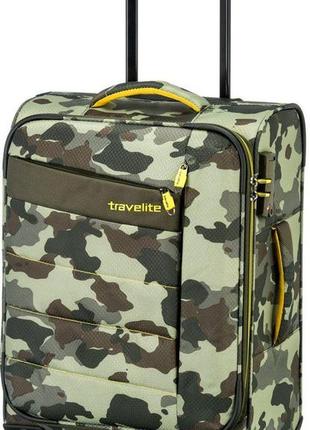 4-х колесный тканевый чемодан travelite kite tl089947-86, 36л, оливковый