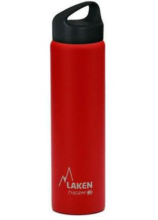 Термобутылка laken classic thermo красная на 0,75л