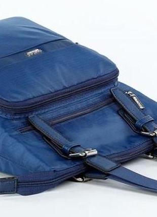 Женская, молодежная сумка dolly 482 синяя на 15 л4 фото
