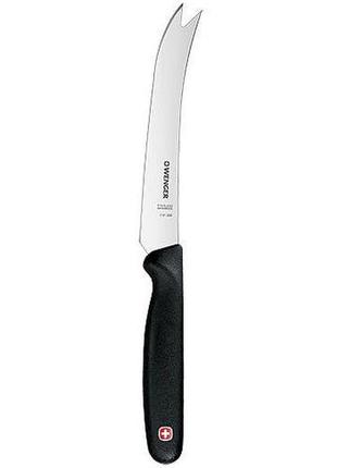 Стильный кухонный нож для сыра wenger grand maitre 3 91 209 p1 черный