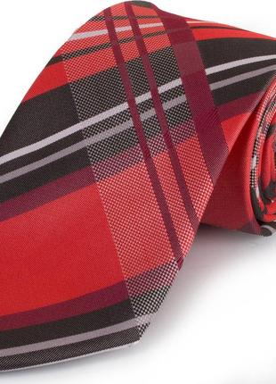 Интересный мужской широкий галстук schonau & houcken (шенау & хойкен) fareps-75 красный1 фото