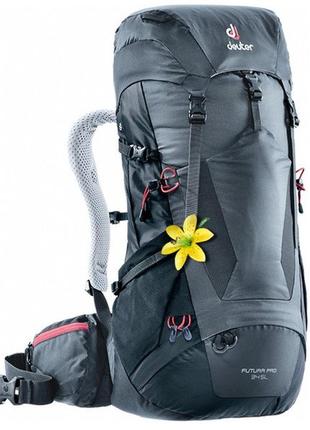 Женский туристический рюкзак deuter futura pro 34 л. 3401018 4701 серый