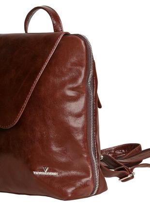 Сумка рюкзак vip collection мужская кожаная коричневая