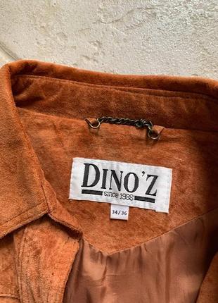 Рыжая ржа куртка рубашка натуральная замша dino'z4 фото