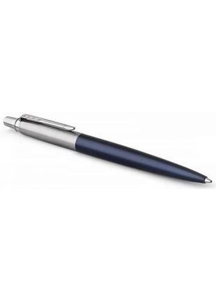 Шариковая ручка parker jotter 17 royal blue ct bp синяя с хромированной отделкой деталей 16 332