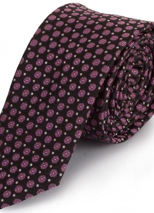 Эффектный мужской узкий галстук schonau & houcken (шенау & хойкен) farepy-18 розовый