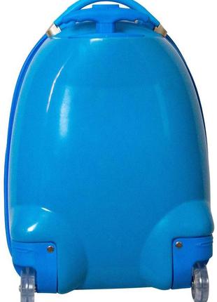 Пластиковый детский чемодан паровоз томас №099 синий 22 л2 фото