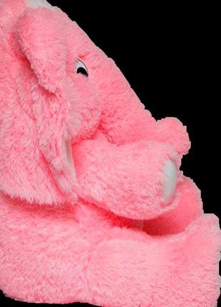 Мягкая игрушка алина слон 65 см розовый2 фото