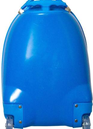 Пластиковый детский чемодан трансформеры №090 синий 22 л4 фото