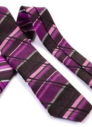 Мужской шелковый галстук schonau & houcken fareshy-54 -фиолетовый2 фото