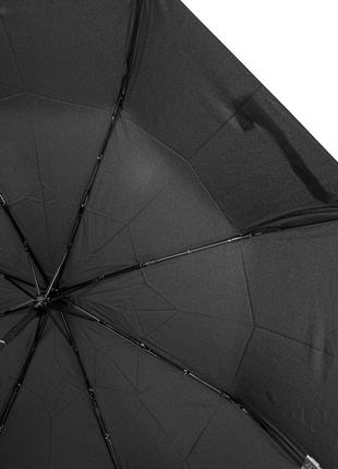 Мужской зонт zest z43630 полуавтомат, черный3 фото