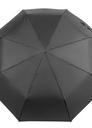 Мужской зонт zest z43630 полуавтомат, черный1 фото