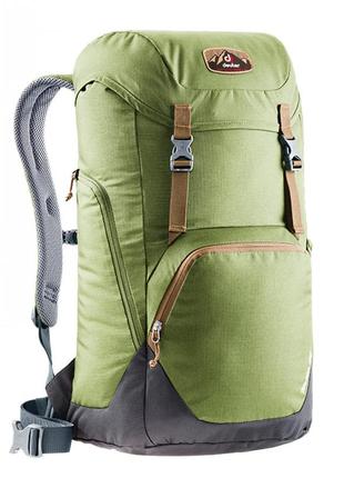 Спортивный рюкзак deuter walker 24 3810717 2443, 24л. зеленый1 фото