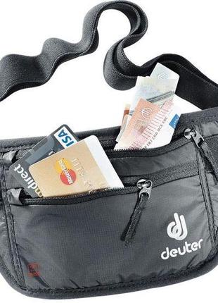 Туристический кошелек deuter security money belt i черный