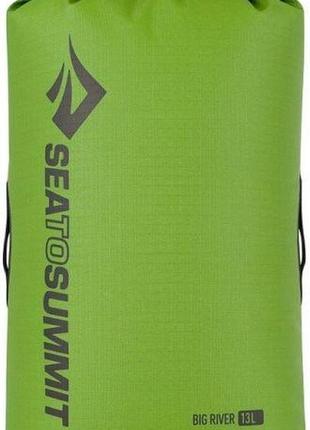 Герметический мешок sea to summit big river dry bag sts abrdb13gn, 13л, зеленый