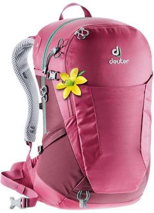 Туристический рюкзак deuter futura бордовый 22 л1 фото