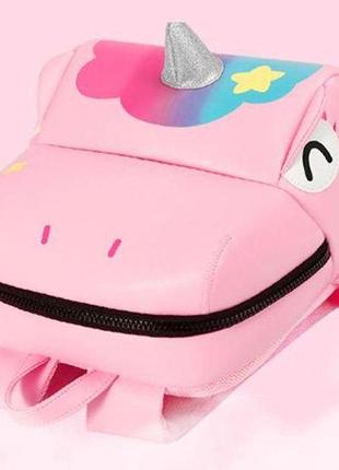 Детский рюкзак  дракон nohoo 8 л, розовый