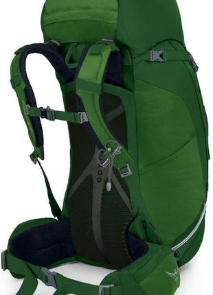Прочный туристический рюкзак на 46 л. osprey kestrel 48 s/m зеленый4 фото