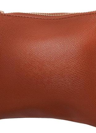 Женская сумка-клатч amelie galanti a991503-red-brown, из кожзама, коричневый6 фото