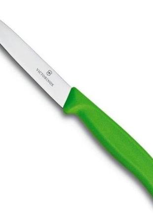 Кухонный нож victorinox swissclassic, лезвие 10 см, зеленый