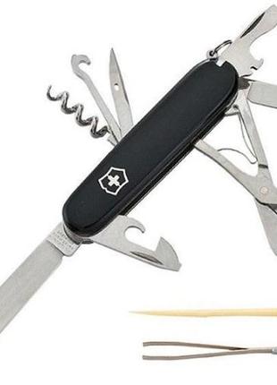 Швейцарский складной нож victorinox climber, черный2 фото