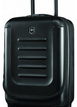 Пластиковый чемодан малый victorinox travel spectra 29 л черный1 фото