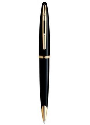 Замечательная ручка шариковая waterman carene black bp 21 105 чёрный