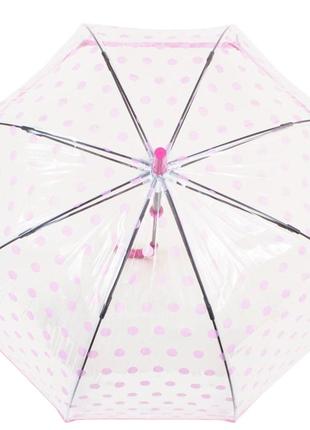 Женский зонт-трость механический fulton full042-pink-polka-dot2 фото
