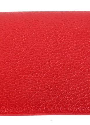 Женский кошелек кожаный vip collection 195-f красный2 фото